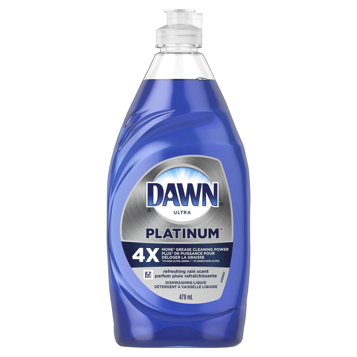 Dawn Platinum Dishwashing Liquid, Refreshing Rain Scent - 479 ml