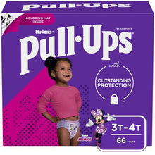 Load image into Gallery viewer, Huggies Pull-Ups for Girls, 3T-4T - 66 training pants
