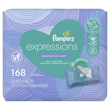 Load image into Gallery viewer, Pampers Expressions Wipes, Botanical Rain - 168 wipes
