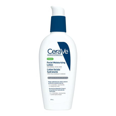 CeraVe Facial Moisturizing Night Lotion with Hyaluronic Acid & 3 Ceramides - 89 ml