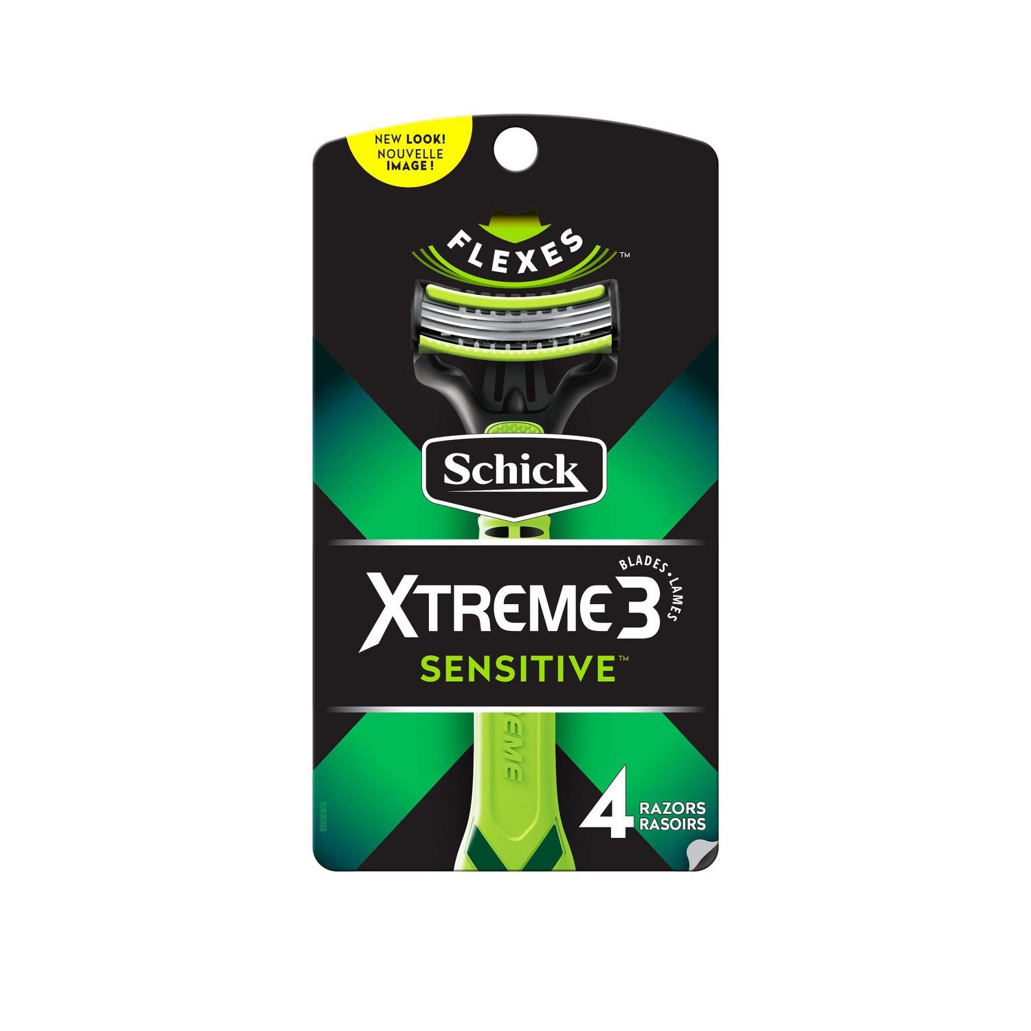 Schick Xtreme 3 Mens Sensitive Skin Disposable Razor - 4 razors