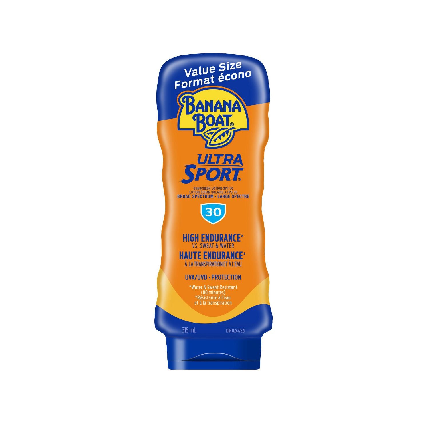 Banana Boat Ultra Sport Clear Sunscreen Lotion, High Endurance VS. Sweat And Water, SPF 30 - 315 mL 