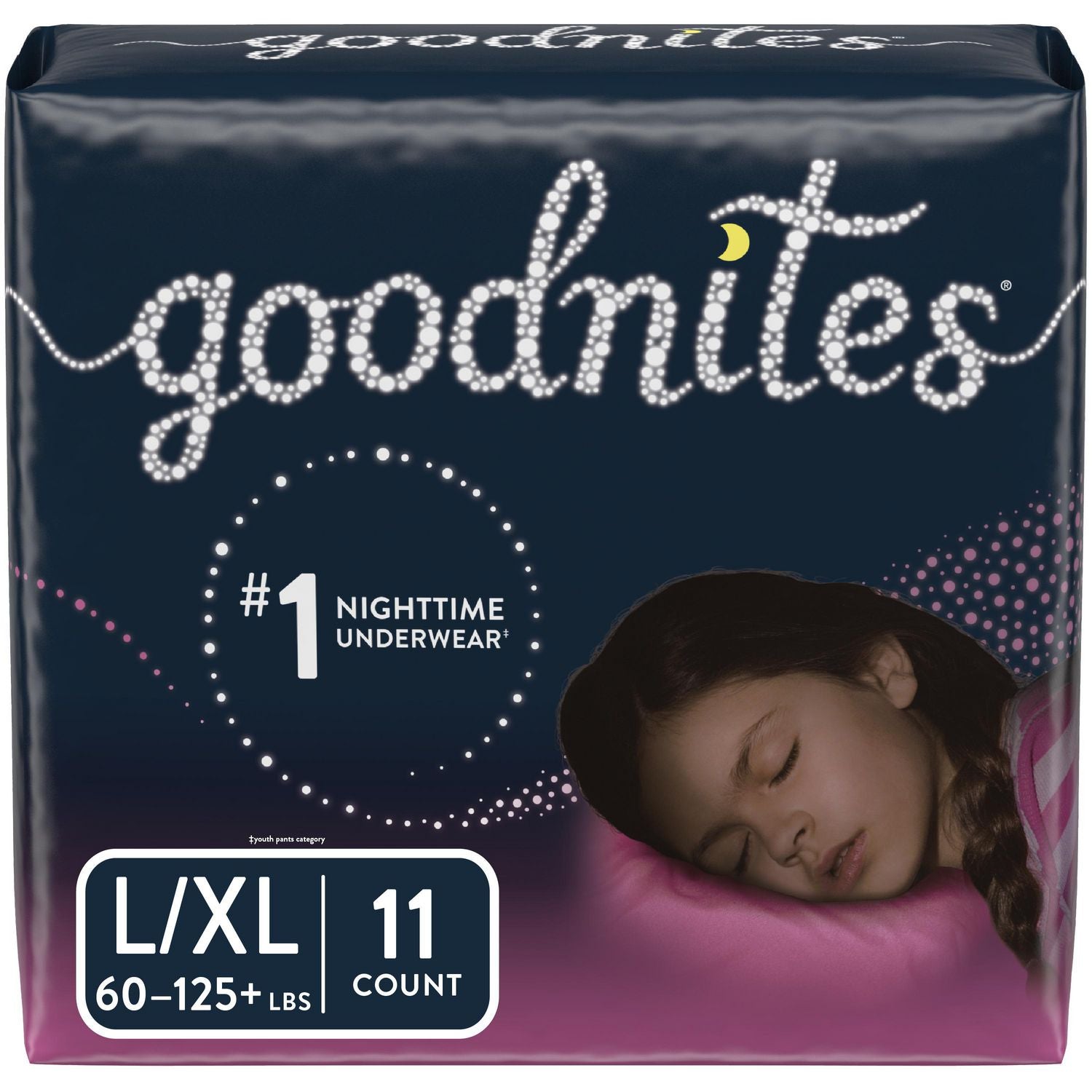 GoodNites Nighttime Underwear for Girls, Large-Extra Large - 11 count