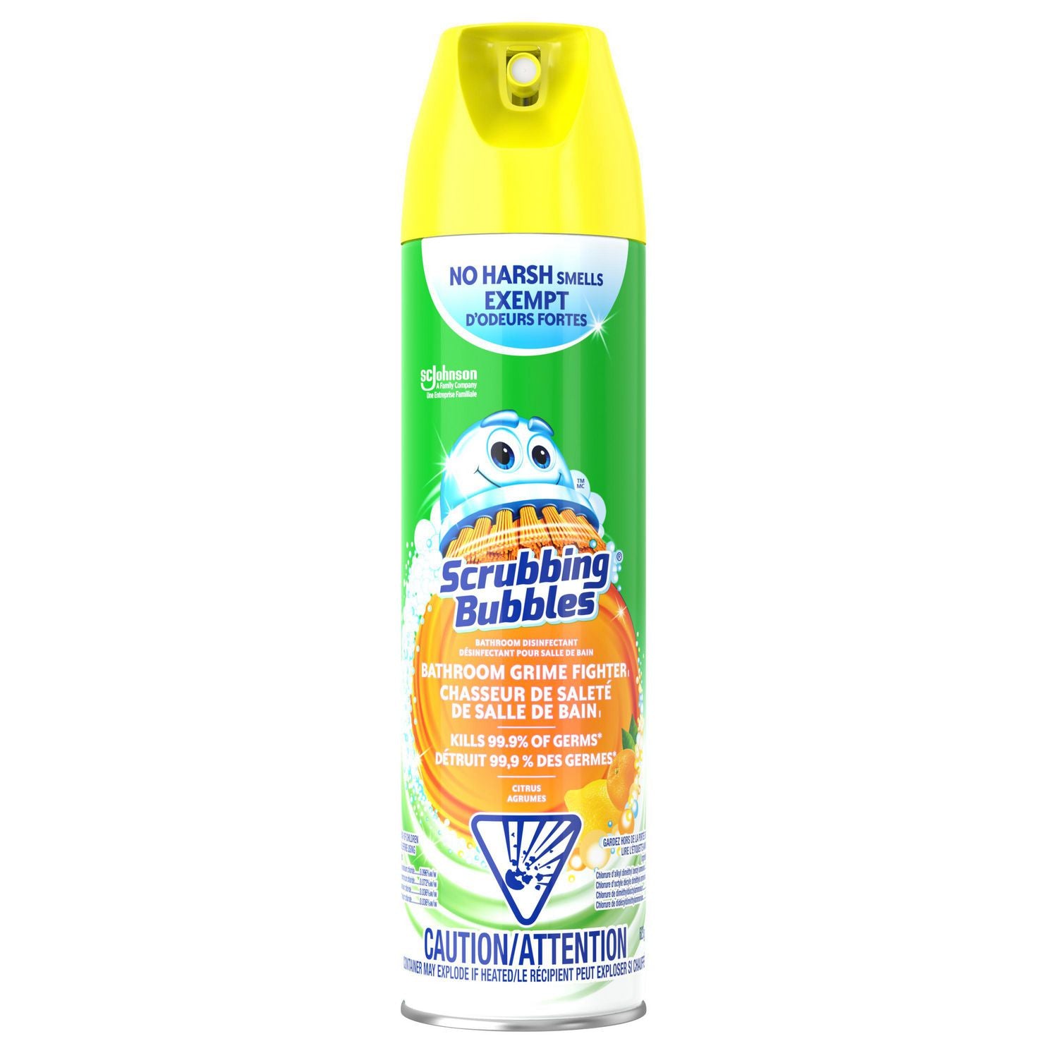 Scrubbing Bubbles Bathroom Grime Fighter, Citrus Action - 623g