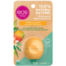 Load image into Gallery viewer, eos Organic Lip Balm, Tropical Mango - 7 g
