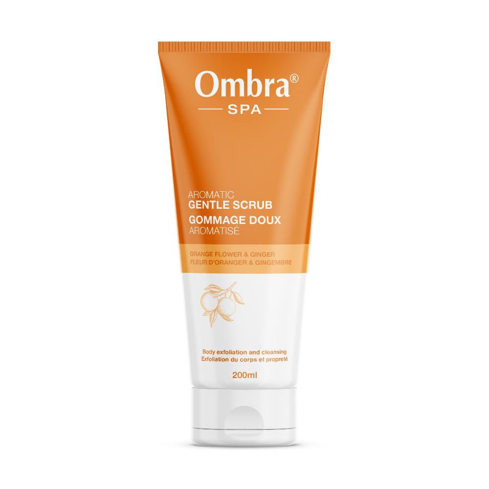 Ombra SPA Aromatic Gentle Body Scrub, Orange Flower & Ginger - 200 ml