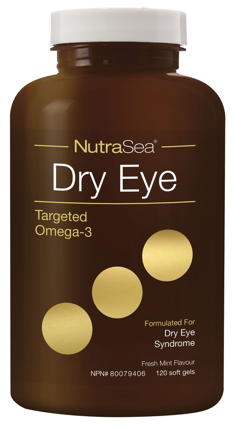 NutraSea Dry Eye Targeted Omega-3, Fresh Mint - 120 softgels