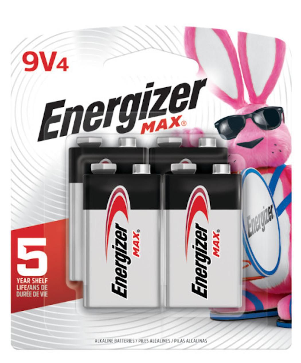 Energizer MAX 9V - 4 pack