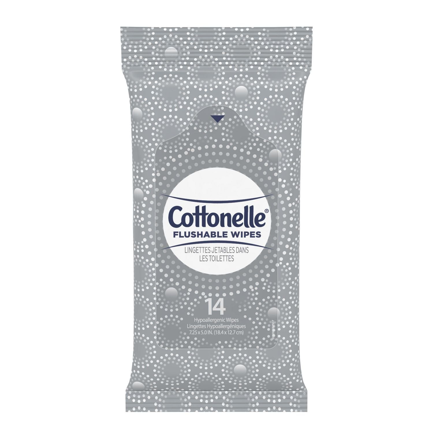 Cottonelle Flushable Wipes - 14 hypoallergenic wipes