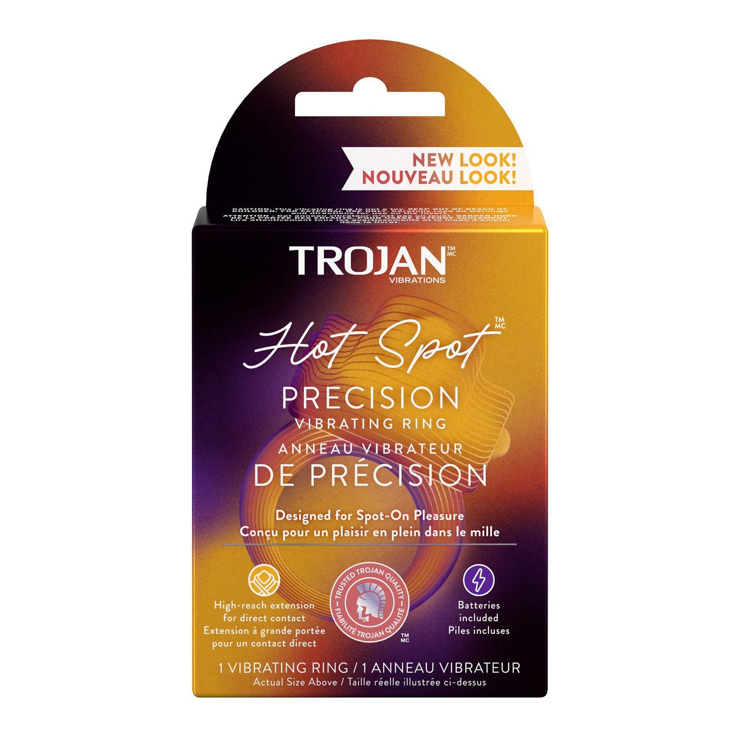 Trojan Vibrations Hot Spot Precision Vibrating Ring