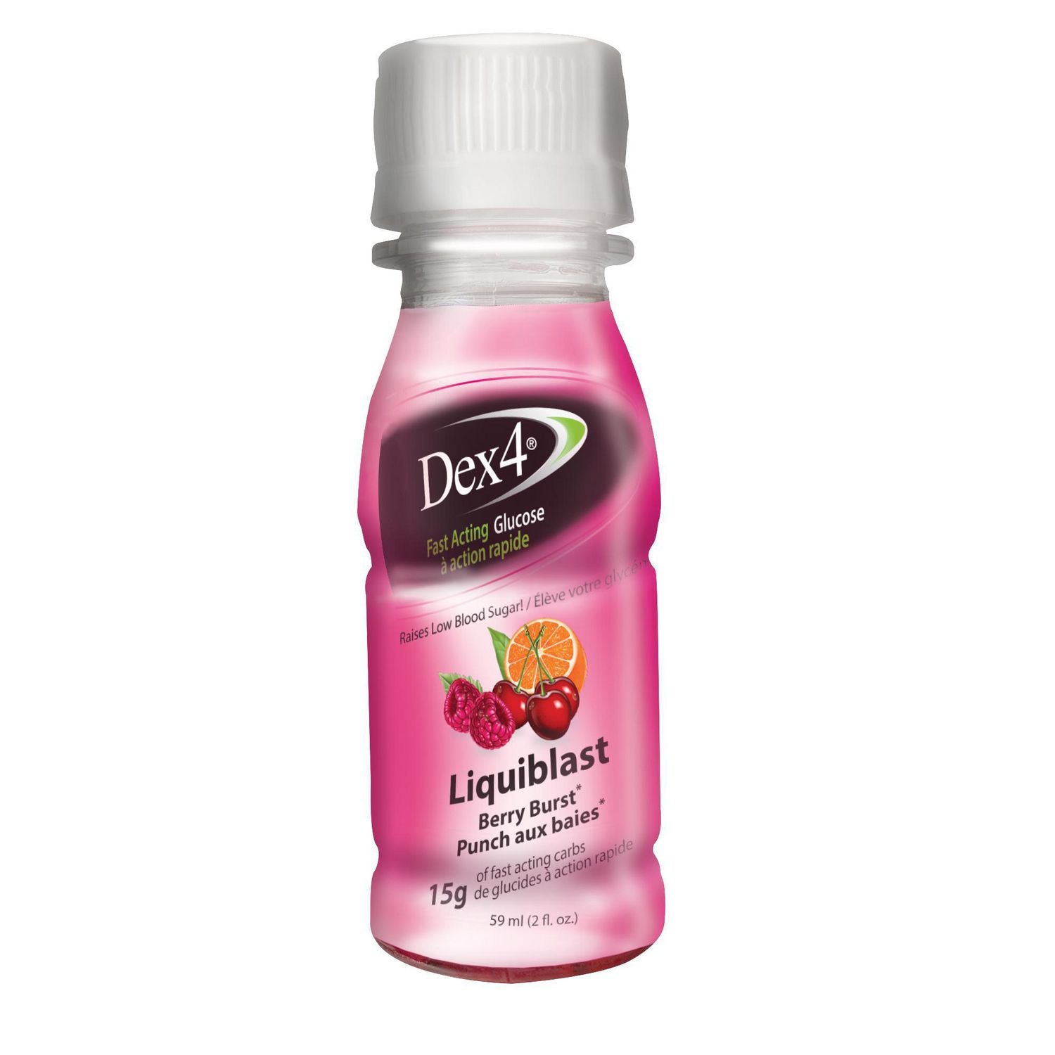 Dex4 Fast Acting Glucose Liquiblast, Berry Burst - 59 ml