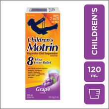 Load image into Gallery viewer, Motrin Children’s Ibuprofen Oral Suspension, Grape Flavour - 120 ml
