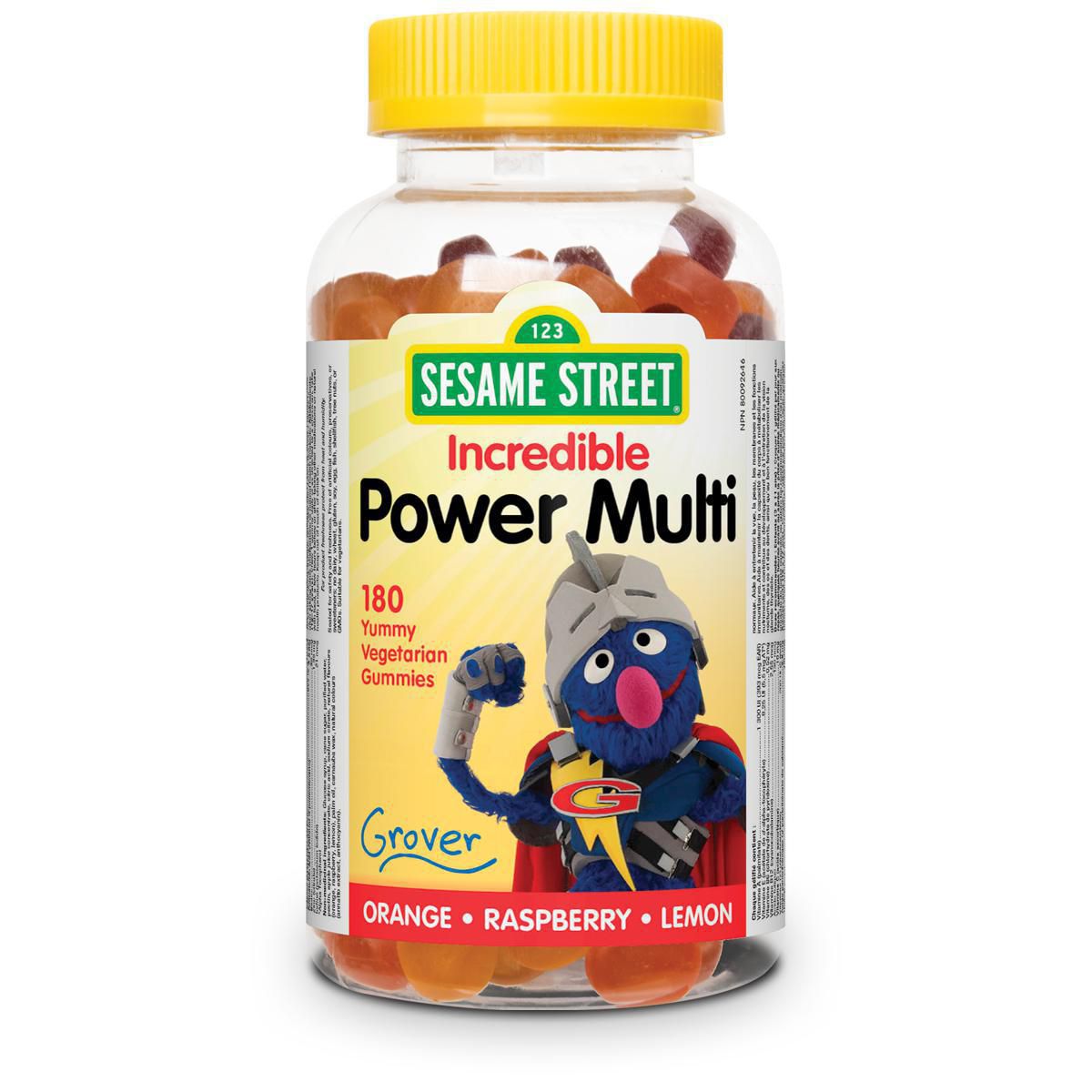 Webber Naturals Sesame Street Incredible Power Multi - 180 gummies