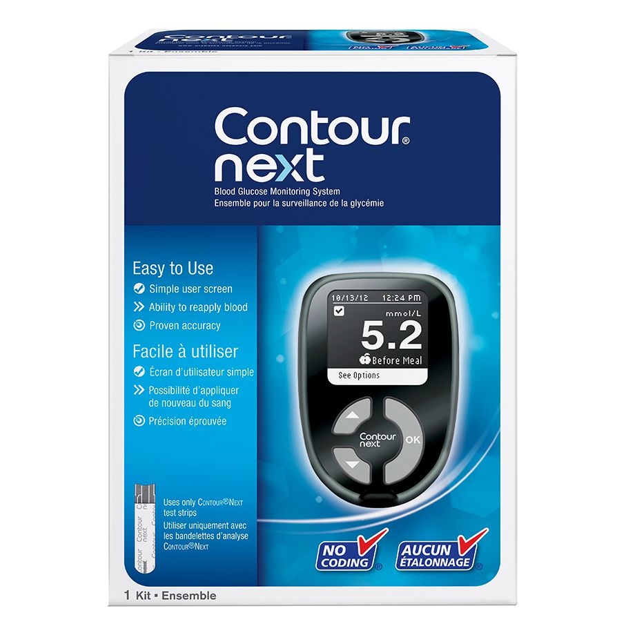 Contour Next Meter Blood Glucose Monitoring System