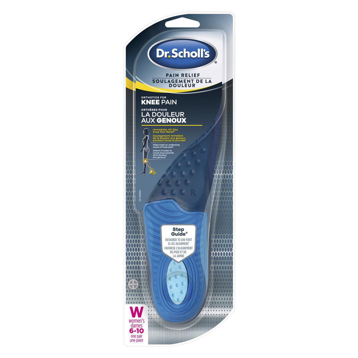 Dr. Scholl's Pain Relief Orthotics for Knee Pain - Women's - 1 pair, size 6-10