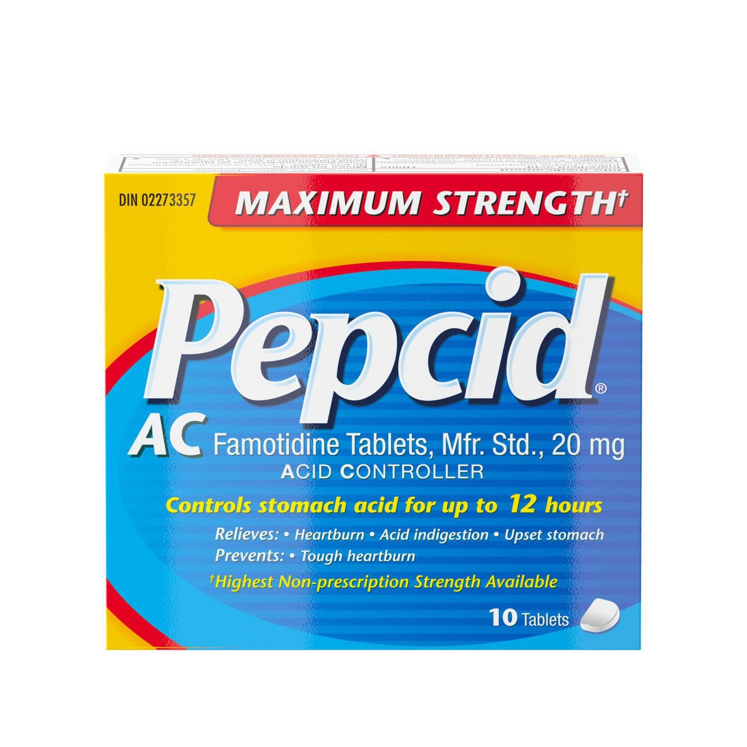Pepcid Extra Strength Tablets - 10 tablets