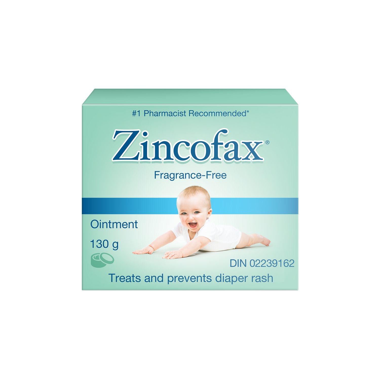 Zincofax Fragrance-Free Diaper Rash Ointment 130 g