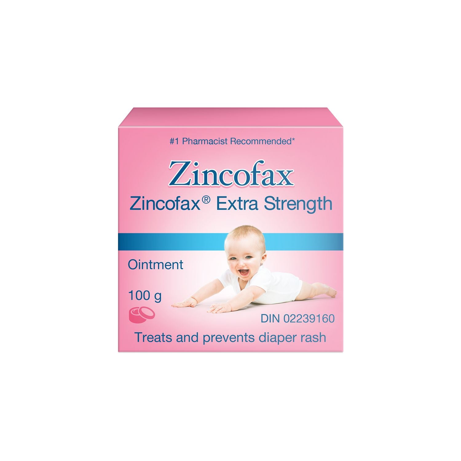 Zincofax Extra Strength Diaper Rash Ointment 100 g