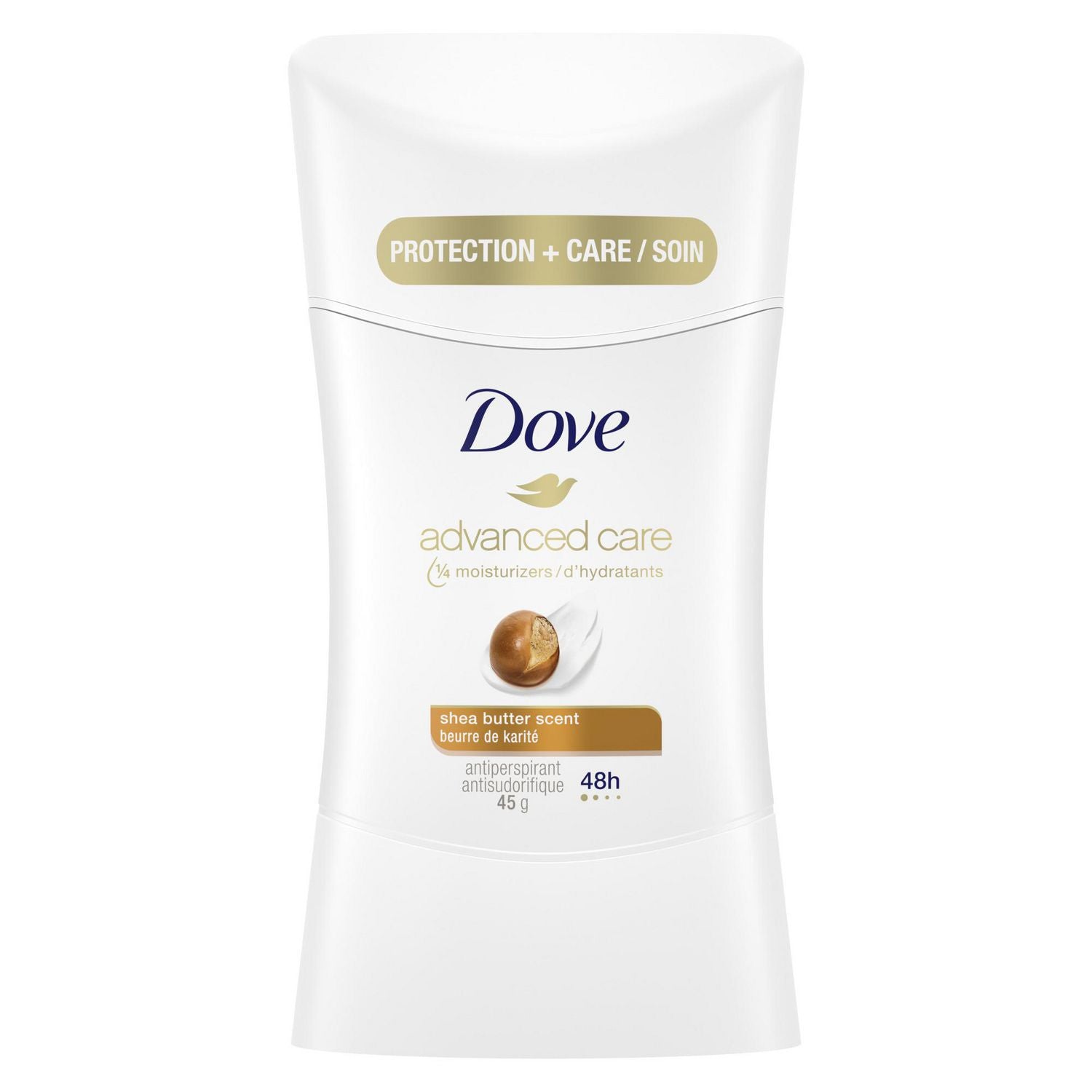 Dove Advanced Care Antiperspirant, Shea Butter - 45 g