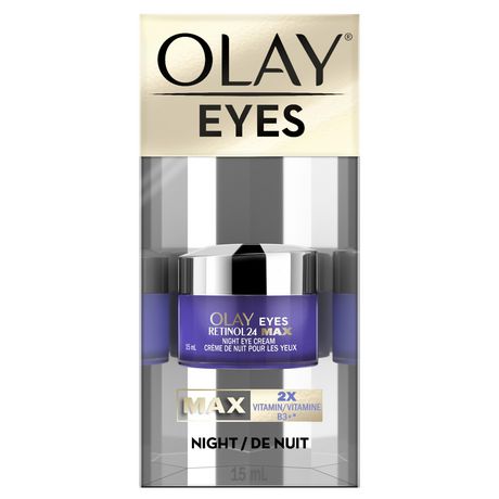 Olay Regenerist Retinol 24 MAX Night Eye Cream, Fragrance-Free - 15 ml