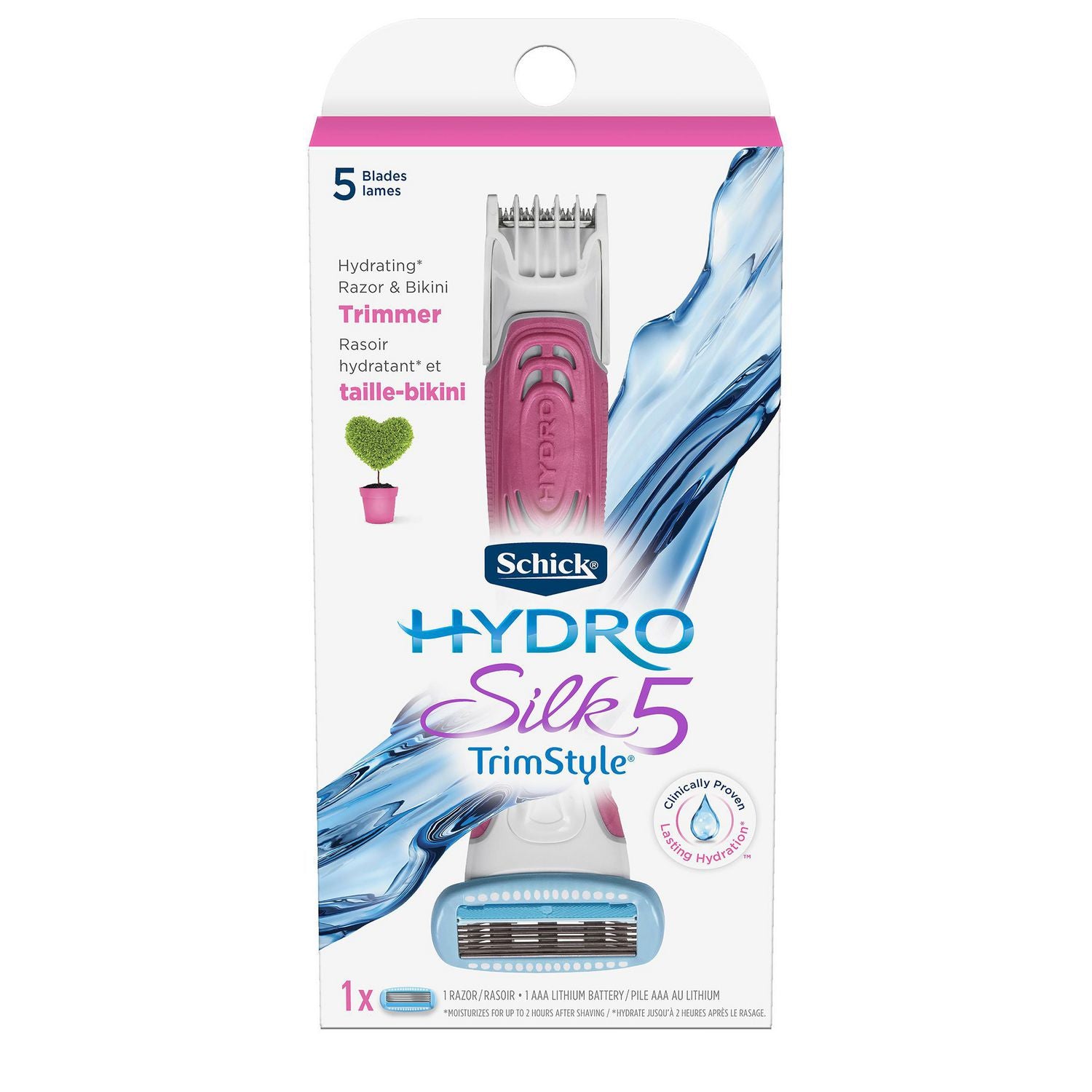 Schick Hydro Silk TrimStyle Women’s 5 Blade Razor & Bikini Trimmer - 1 razor