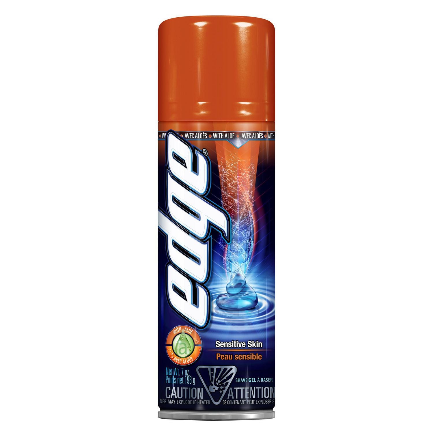 Edge Men's Sensitive Skin Shave Gel with Aloe - 198 g
