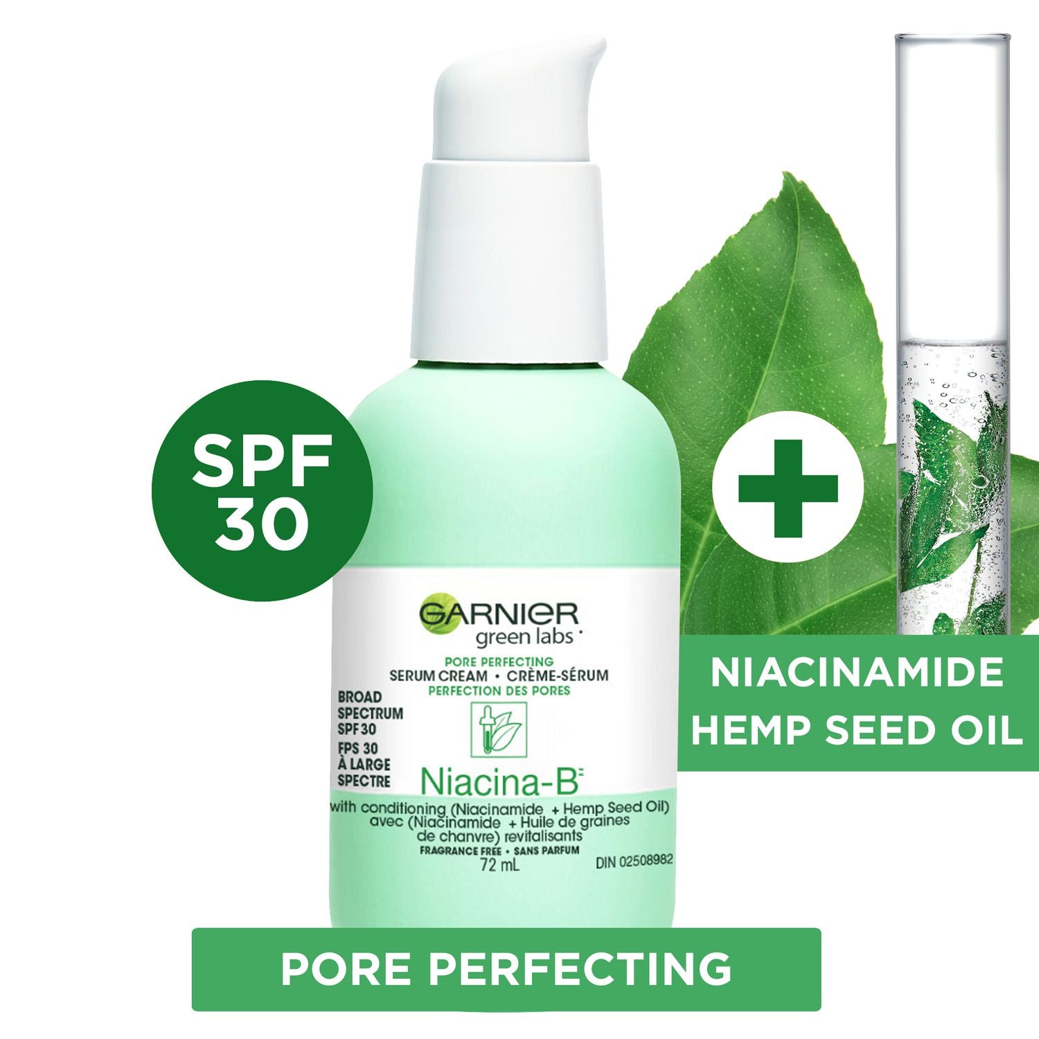 Garnier Green Labs Pore Perfecting Serum Cream with Niacina-B - 72 ml