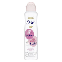 Load image into Gallery viewer, Dove Dry Spray Antiperspirant, Caring Coconut - 107 g
