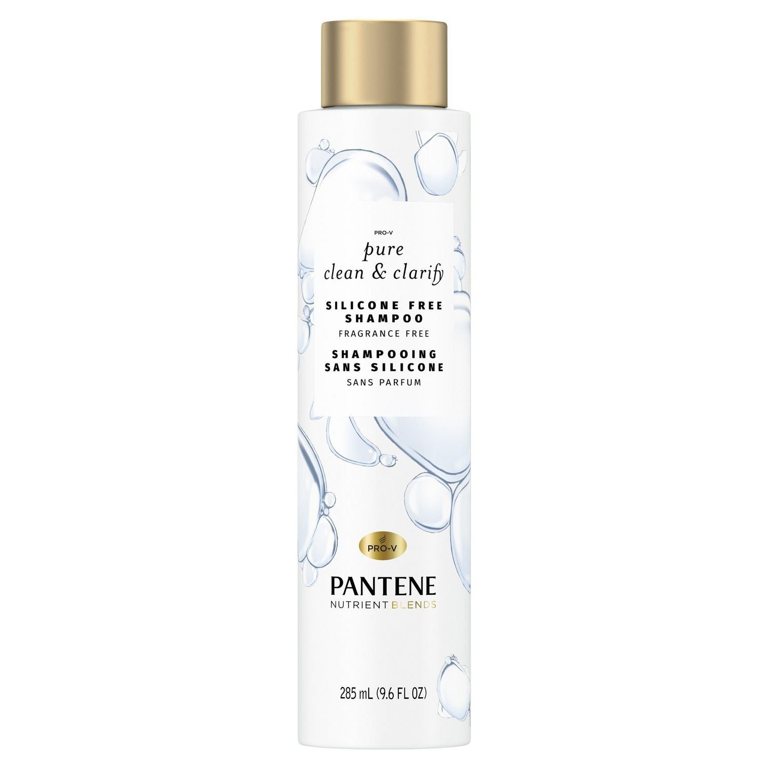 Pantene Pro-V Pure Clean & Clarify Silicone-Free Shampoo, Fragrance-Free - 285 ml