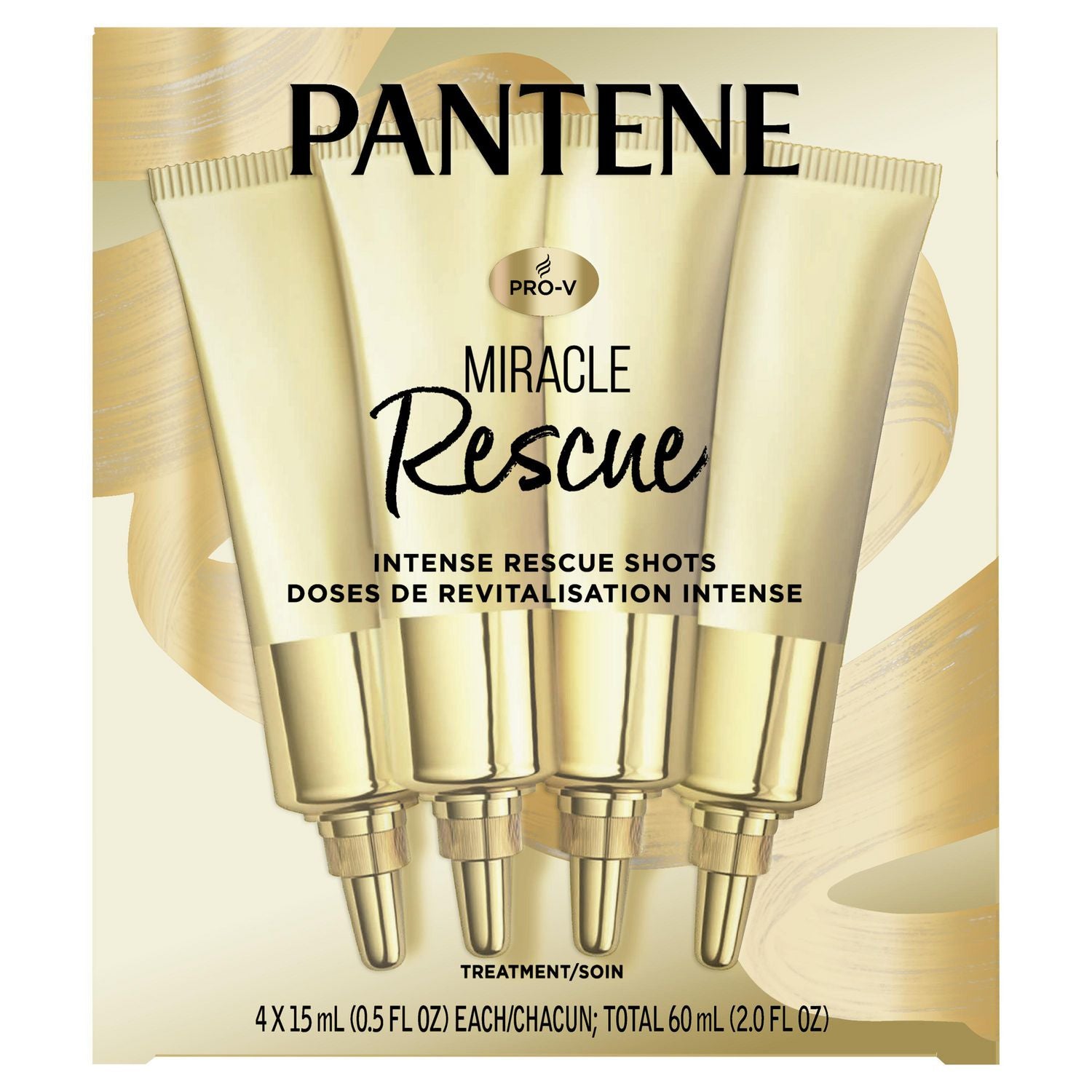 Pantene Miracle Rescue Intense Rescue Shots - 4 x 15 ml