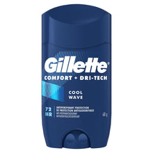 Load image into Gallery viewer, Gillette Comfort + Dri-Tech Antiperspirant, Cool Wave - 68 g
