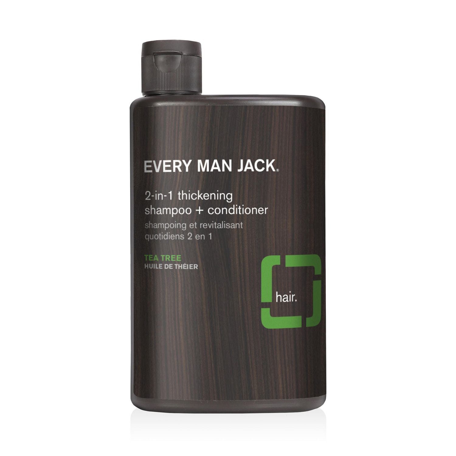 Every Man Jack 2-in-1 Thickening Shampoo & Conditioner,  Tea Tree - 400 ml