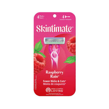 Load image into Gallery viewer, Skintimate Scented Disposable Razors for Women,  Raspberry Rain - 4 razors
