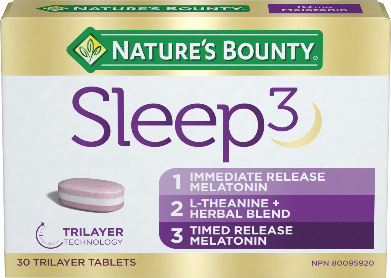 Nature's Bounty Sleep 3 - 30 trilayer tablets