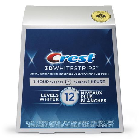Crest 3D Whitestrips 1-Hour Express Teeth Whitening Kit - 10 treatments
