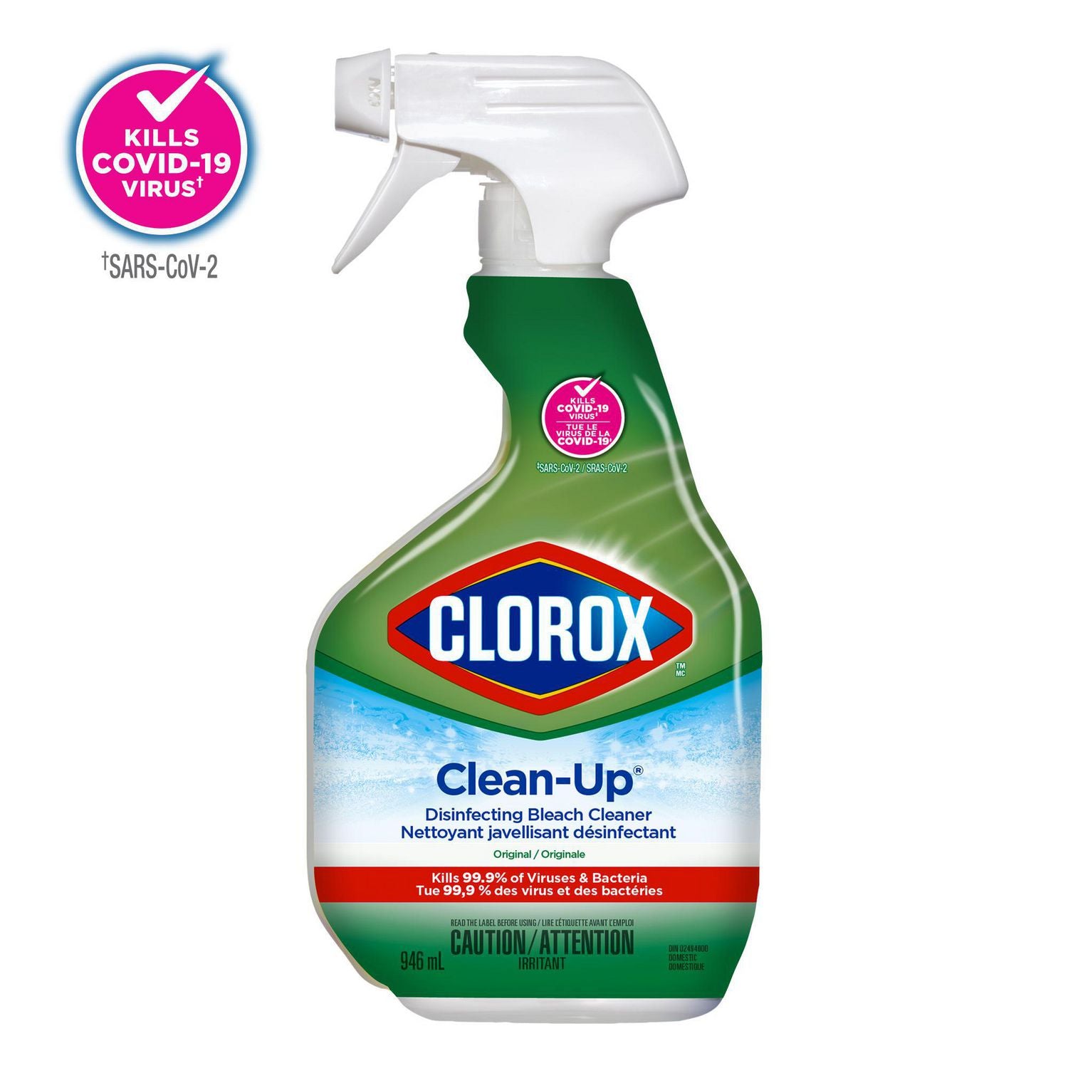 Clorox Clean-Up,Disinfecting Bleach Cleaner, Original - 946 mL