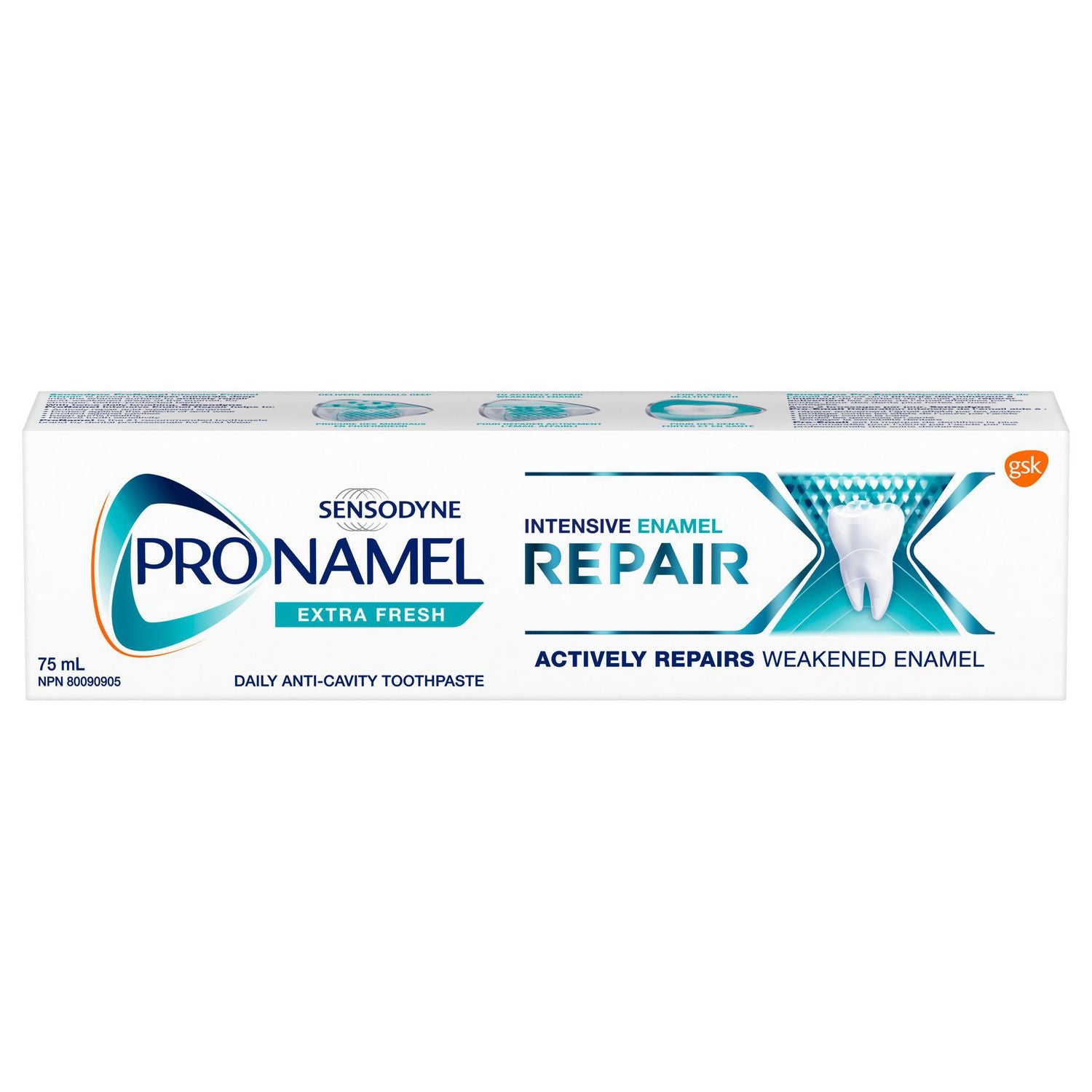 Sensodyne Pronamel Toothpaste for Enamel Care, Intensive Tooth Enamel Repair, Extra Fresh -75ml