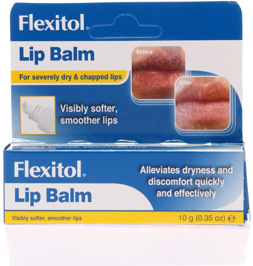 Flexitol Lip Balm, For Severely Dry And Chapped Lips -10 g 