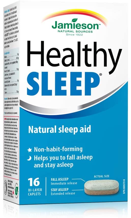 Jamieson Healthy Sleep, Natural Sleep Aid - 16 caplets