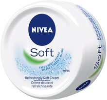 Load image into Gallery viewer, Nivea Soft, Refreshingly Soft Moisturizing Cream With Jojoba Oil And Vitamin E, Jar 
