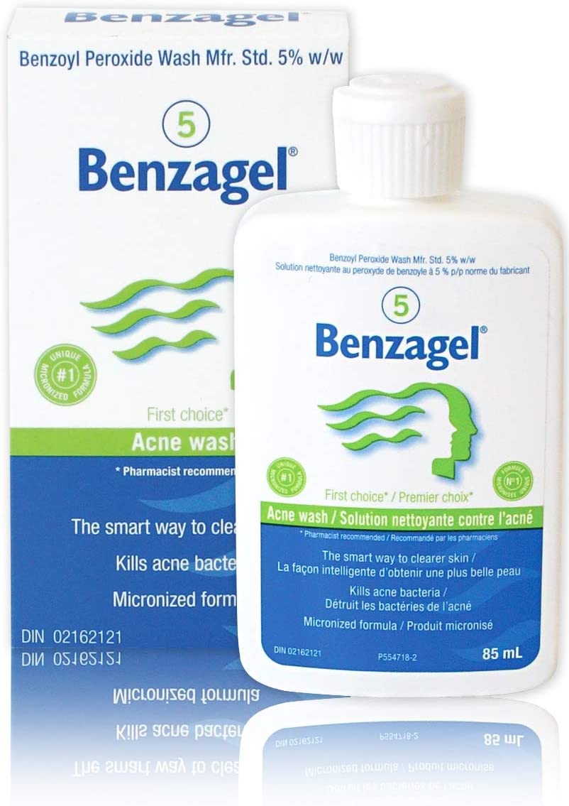 Benzagel Acne Wash Benzoyl Peroxide Wash 5% 85ml