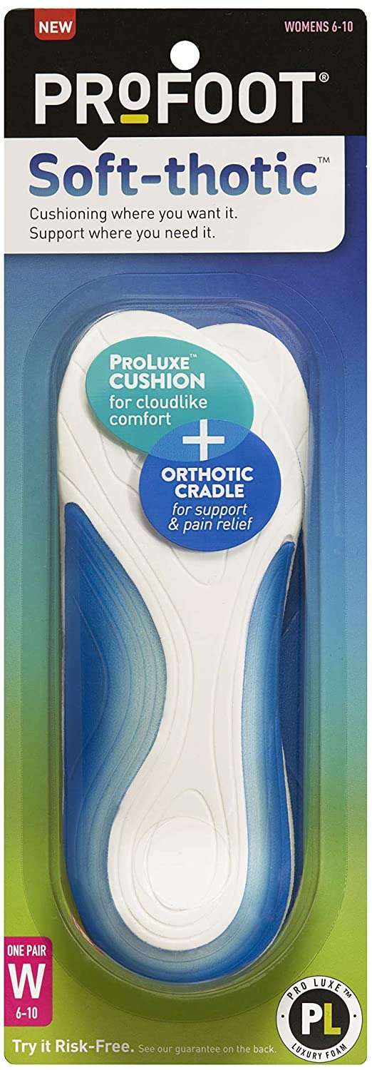 ProFoot Soft-thotic Orthotic Cradle, Women's - 1 pair, size 6-10