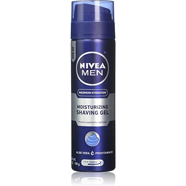 Nivea Men Moisturizing Shaving Gel with Aloe Vera & Provitamin B5 - 198 g