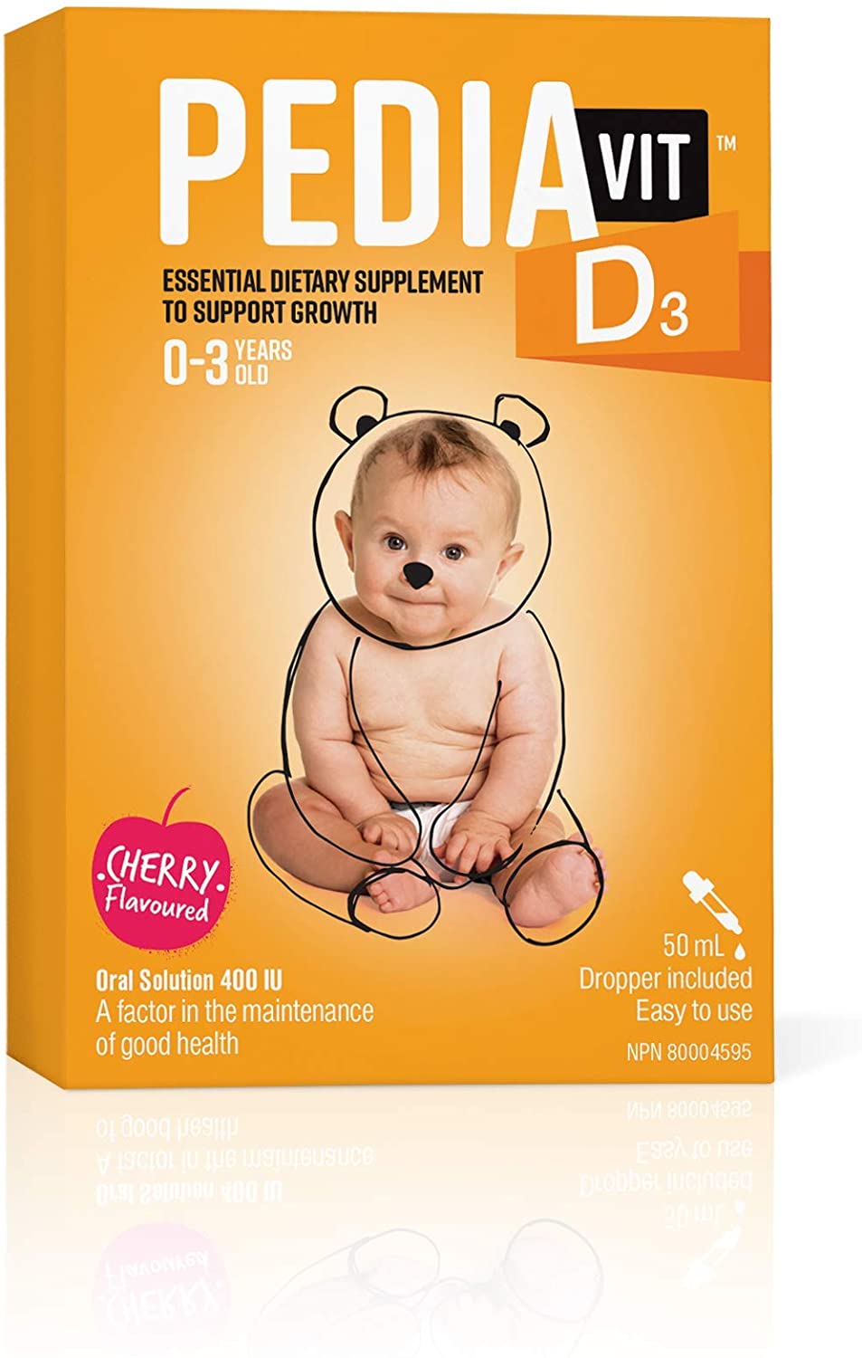 PediaVit Vitamin D3 400 IU Drops - 50 ml