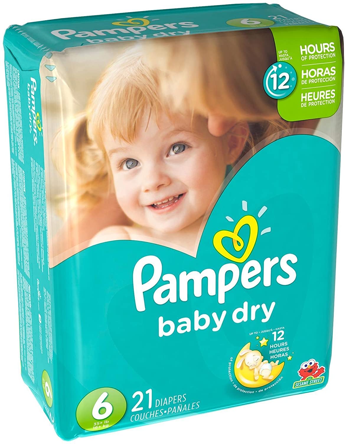 Pampers Baby-Dry Jumbo Pack, Size 6 - 21 diapers