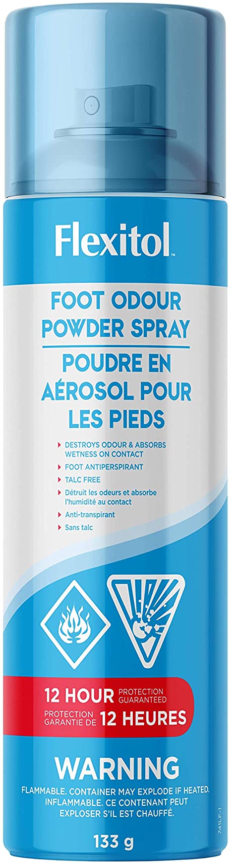 Flexitol Foot Odour Powder Spray - 133 g