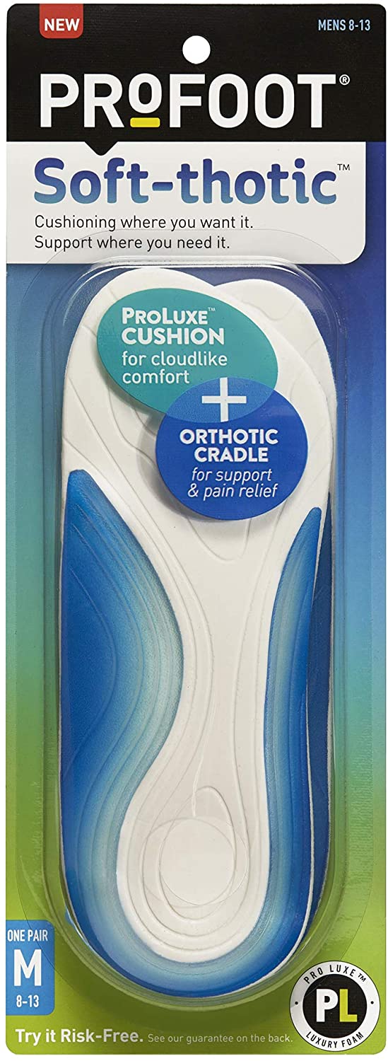 ProFoot Soft-thotic Orthotic Cradle, Men's - 1 pair, size 8-13