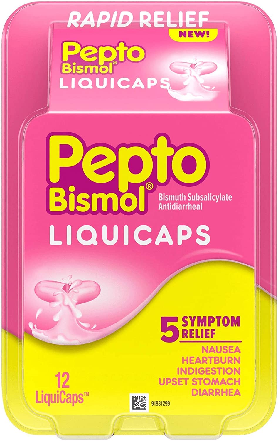 PeptoBismol LiquiCaps - 12 liquicaps