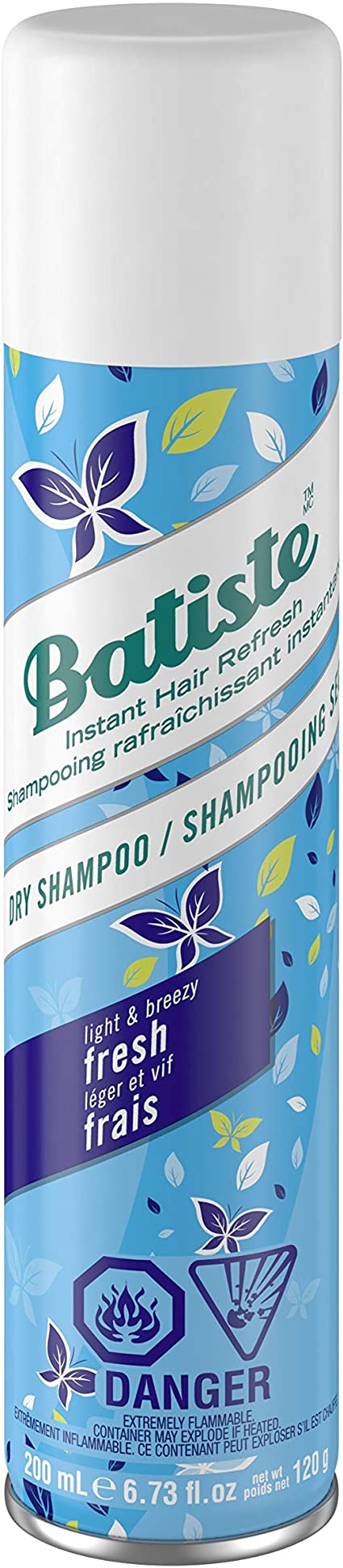 Batiste Dry Shampoo, Fresh - 200 ml