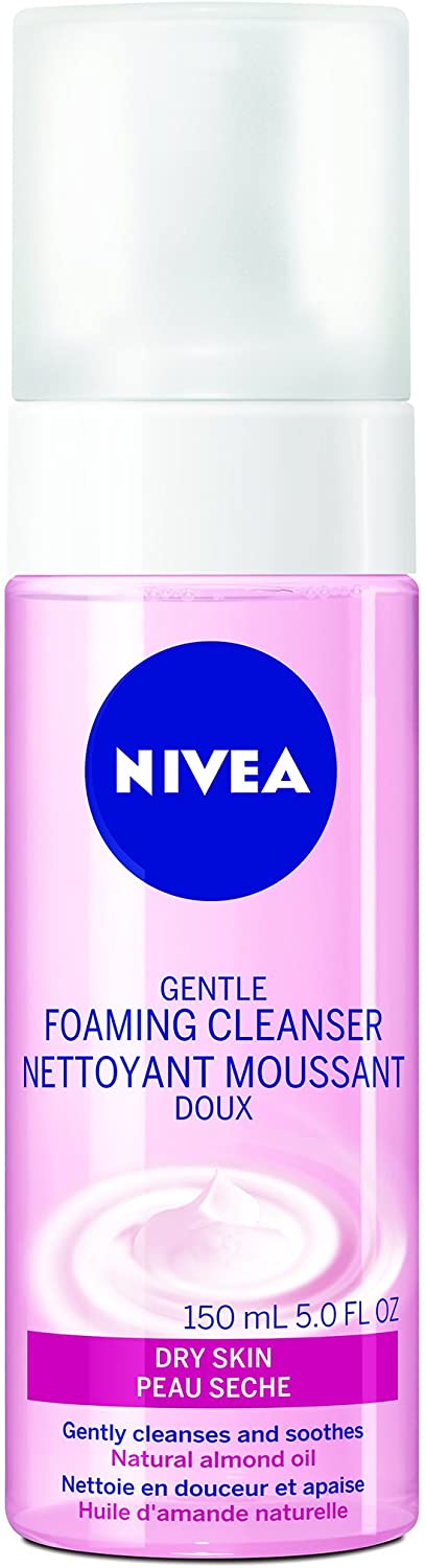 Nivea Gentle Foaming Cleanser, Dry Skin With Natural Almond Oil - 150 mL 